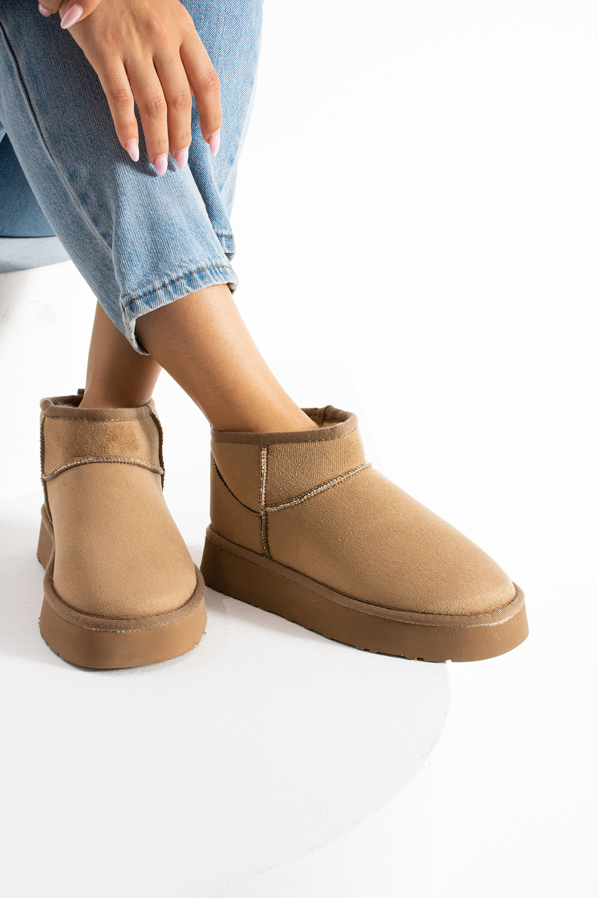 ALANCE Moli Mini Замша з хутром на підошві Жіночі черевики