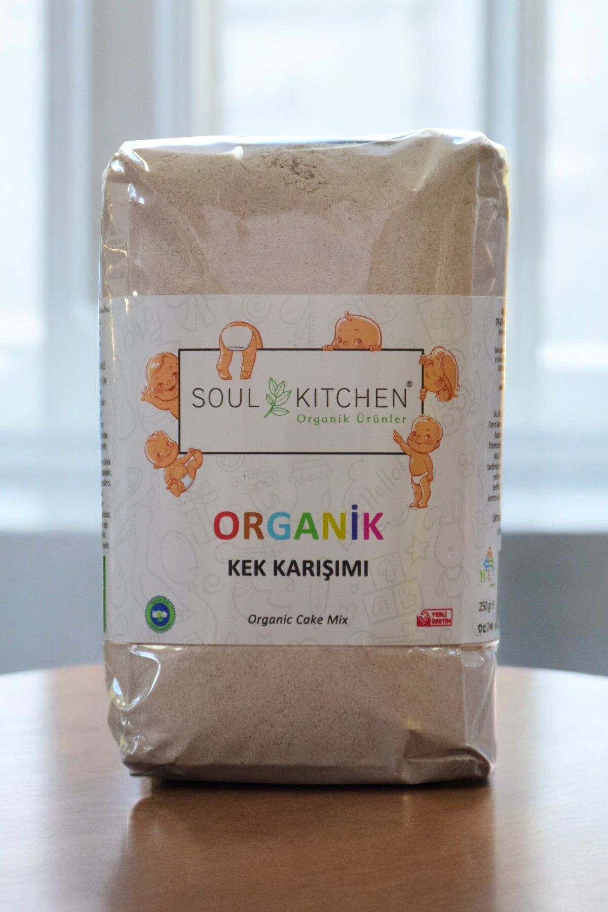 Soul Kitchen Organik Ürünler Organik Bebek Kek Karışımı 250gr