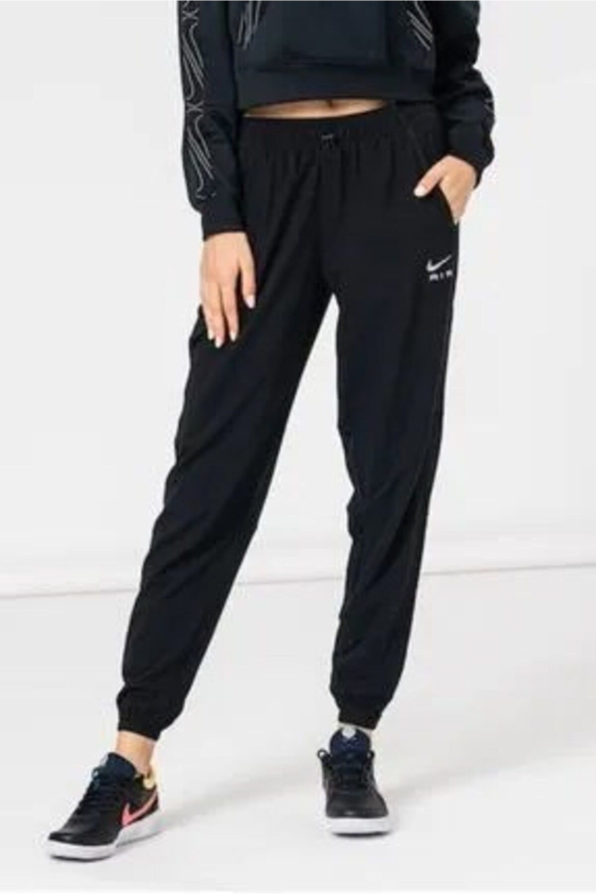 Nike-Dri-Fit Air Women's Black Running Sweatpants 2