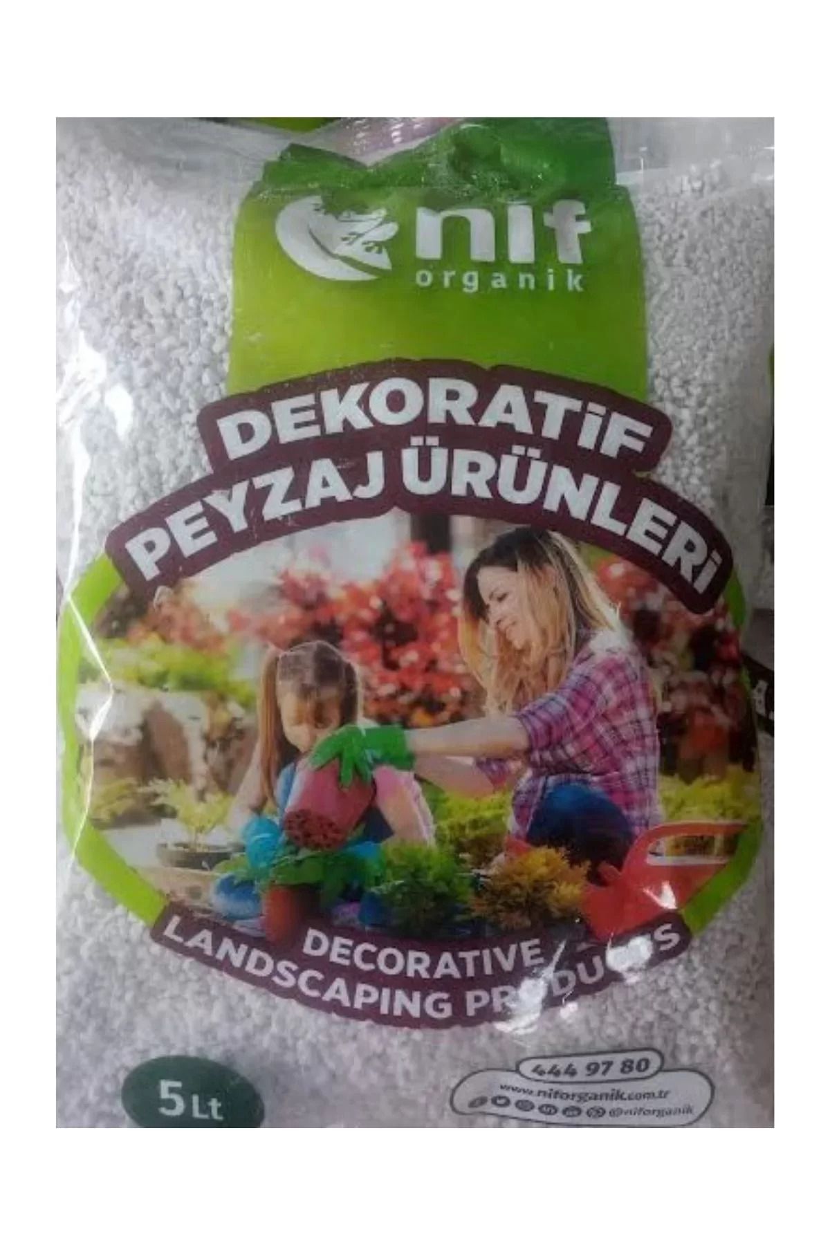 Nif Organik Doğal Tarım Perlit Topraksız Köklendirme 5 LT