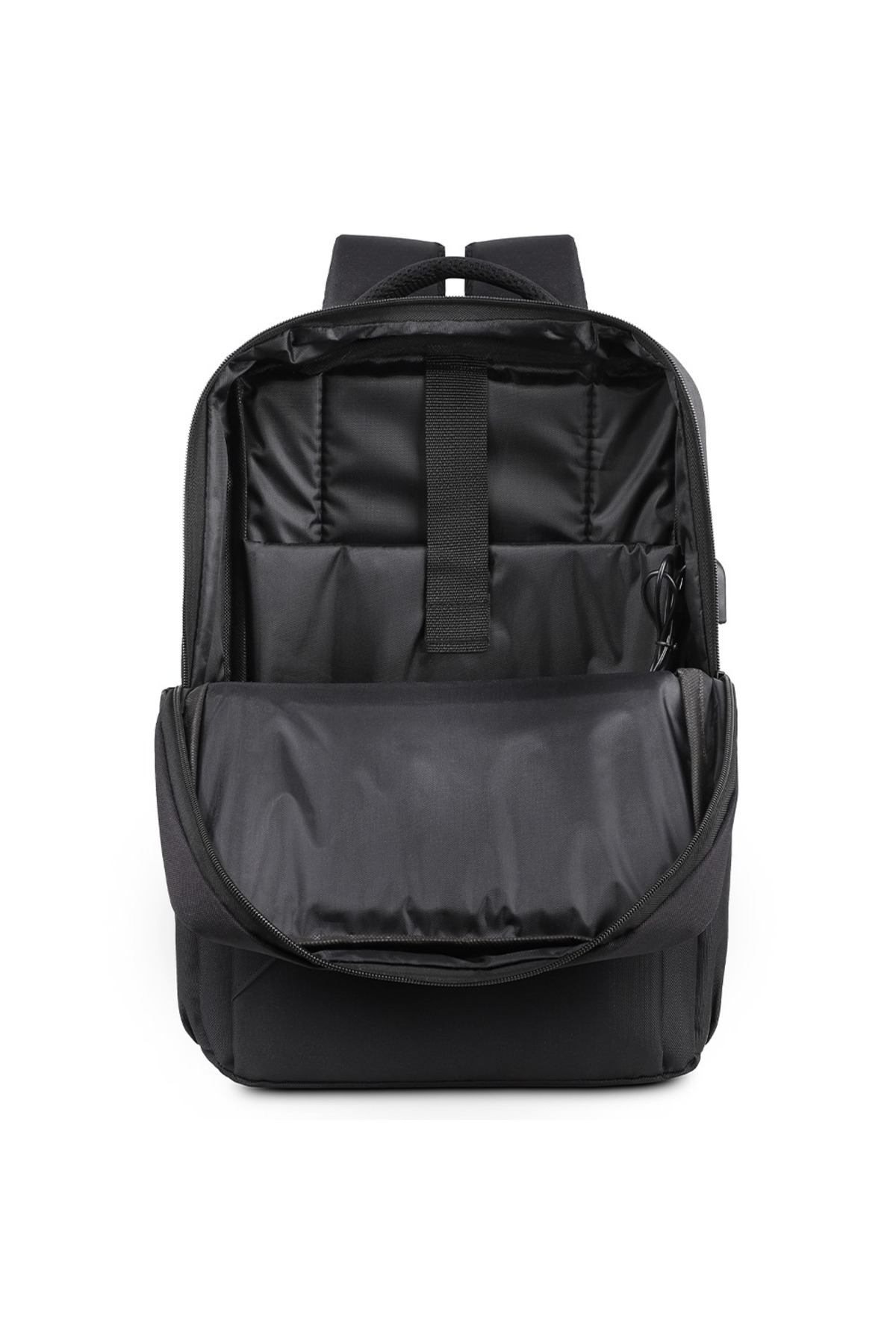 MirEr  Laptop Ve Tablet Bölmeli Çanta, Su İtici-Geçirmez Çanta, Dosya Çantası, Çok Bölmeli Sırt Çantası - Görsel 5