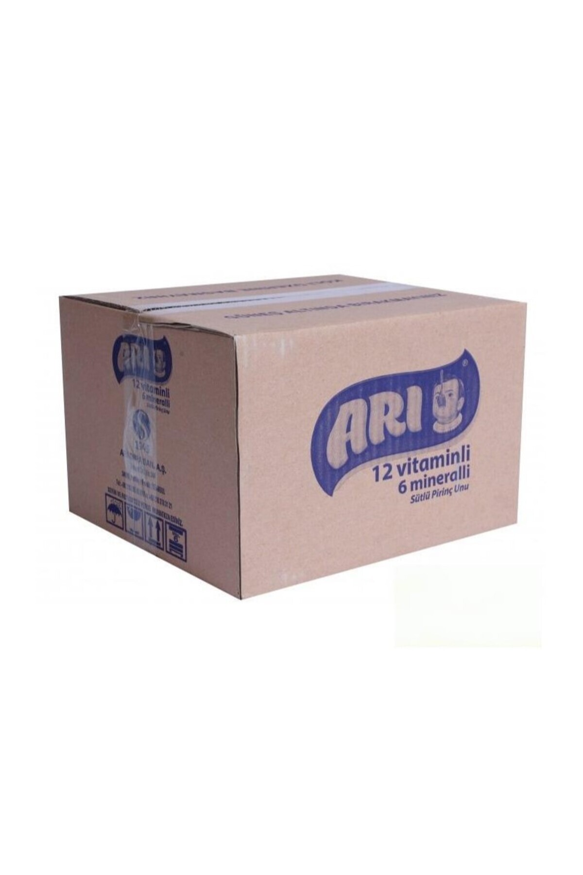 Arı Mama Arı mama 12 Vitaminli 6 Mineralli Sütlü Pirinçli 250gr X 12'li fotoğrafı 3 (önizleme)