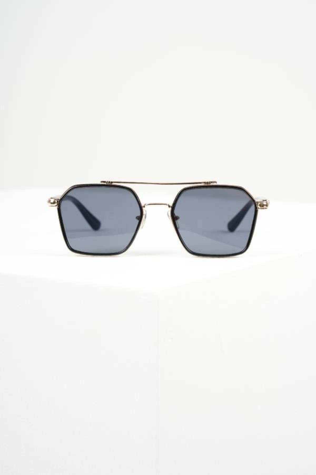 WATCHOFROYAL  Royal Eyewear Re0039 Gold- Siyah Güneş Gözlüğü - Görsel 7