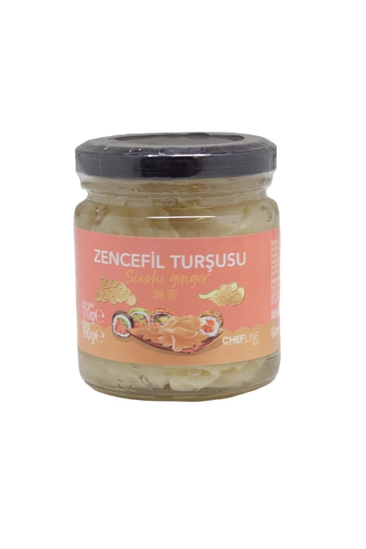 Chefline Asia Sushi Ginger - Zencefil Turşusu 190gr