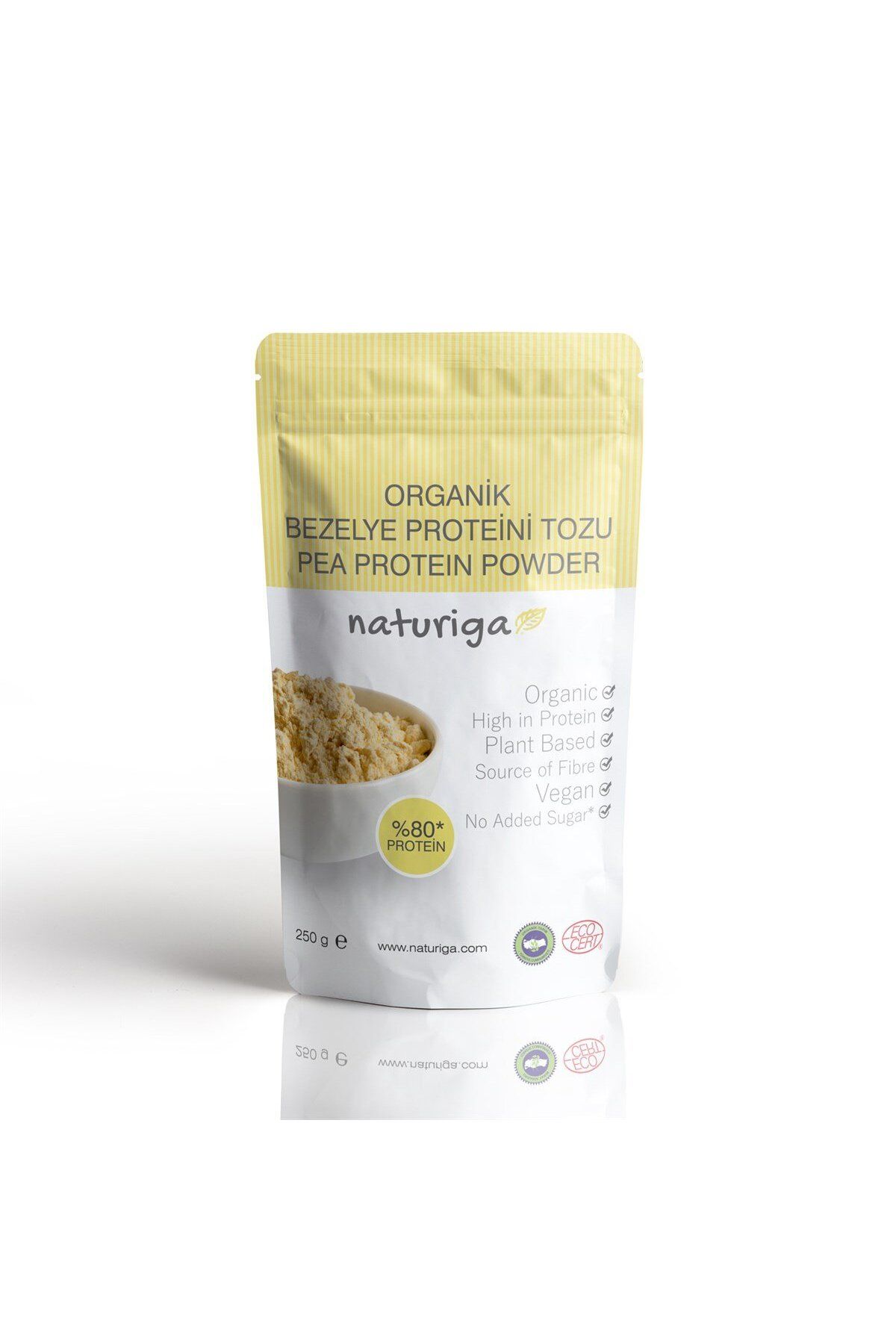 Naturiga Organik Bezelye Proteini Tozu 250 gr