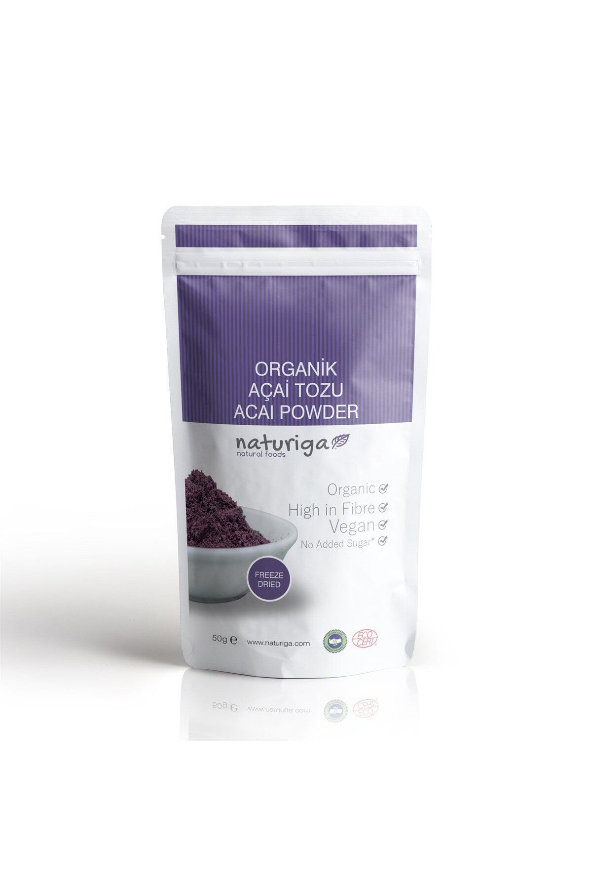 Naturiga Organik Açai Berry Tozu 50gr