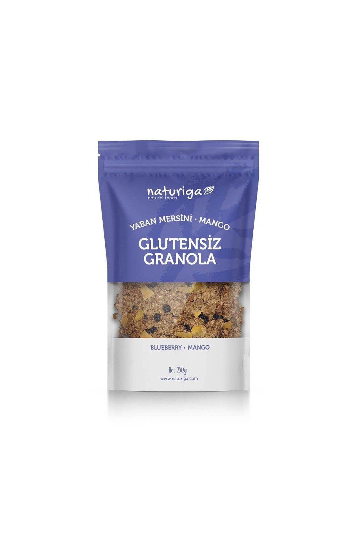 Naturiga Glutensiz Yaban Mersini Mango Granola 250gr