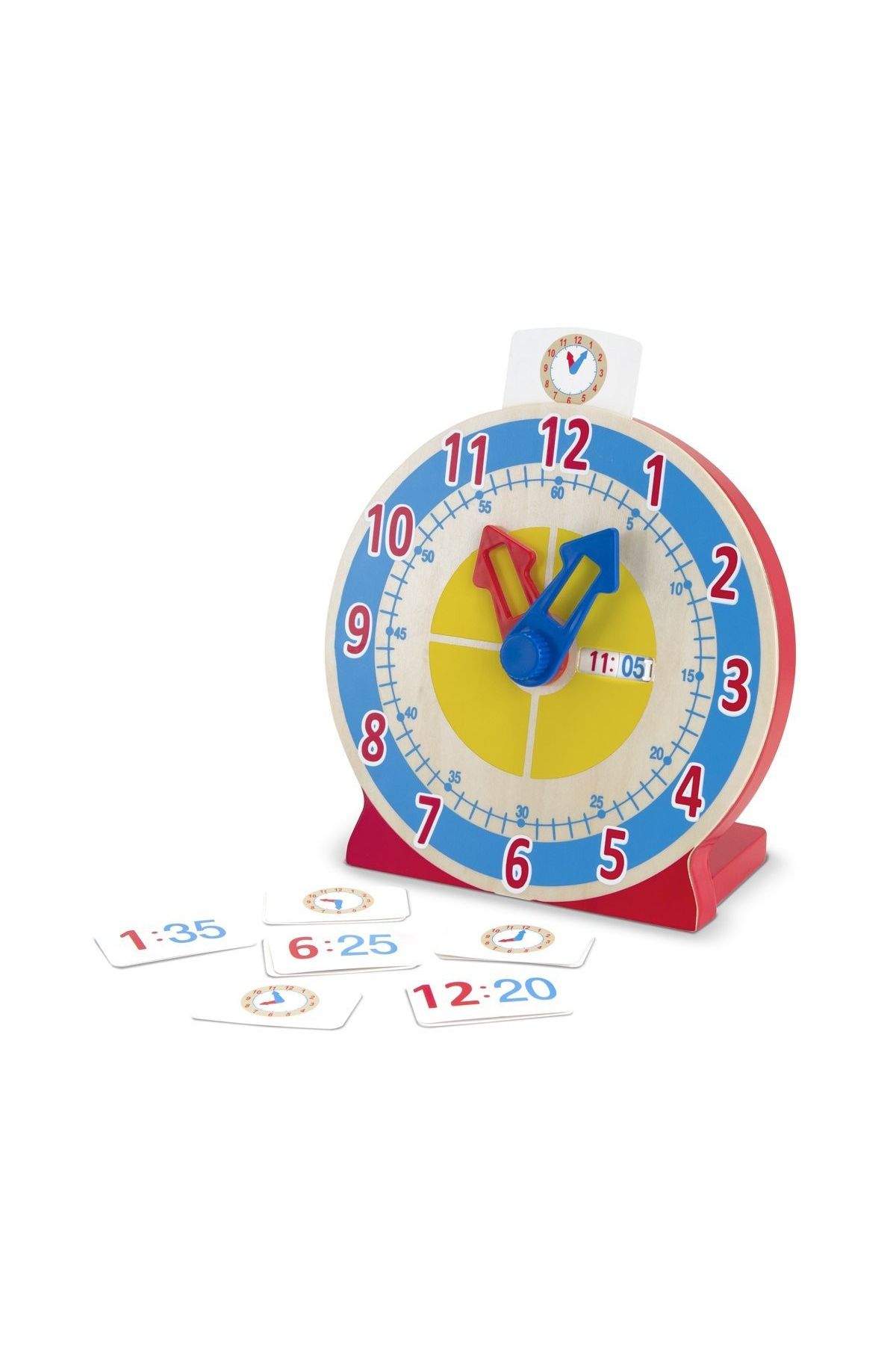 Melissa & Doug Ceas Educativ Din Lemn - One Size
