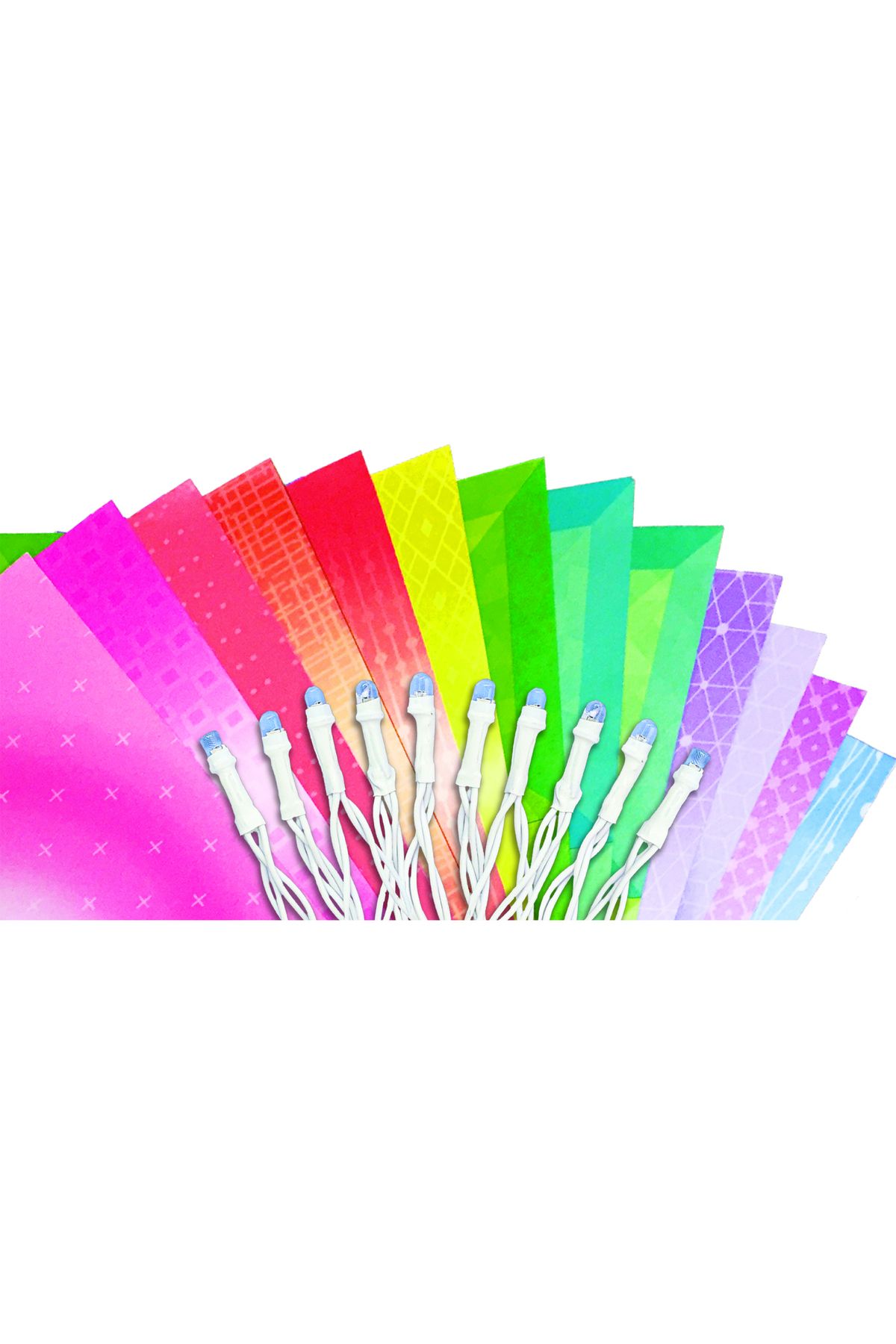4M-Creative DIY set - Origami flower lights 3