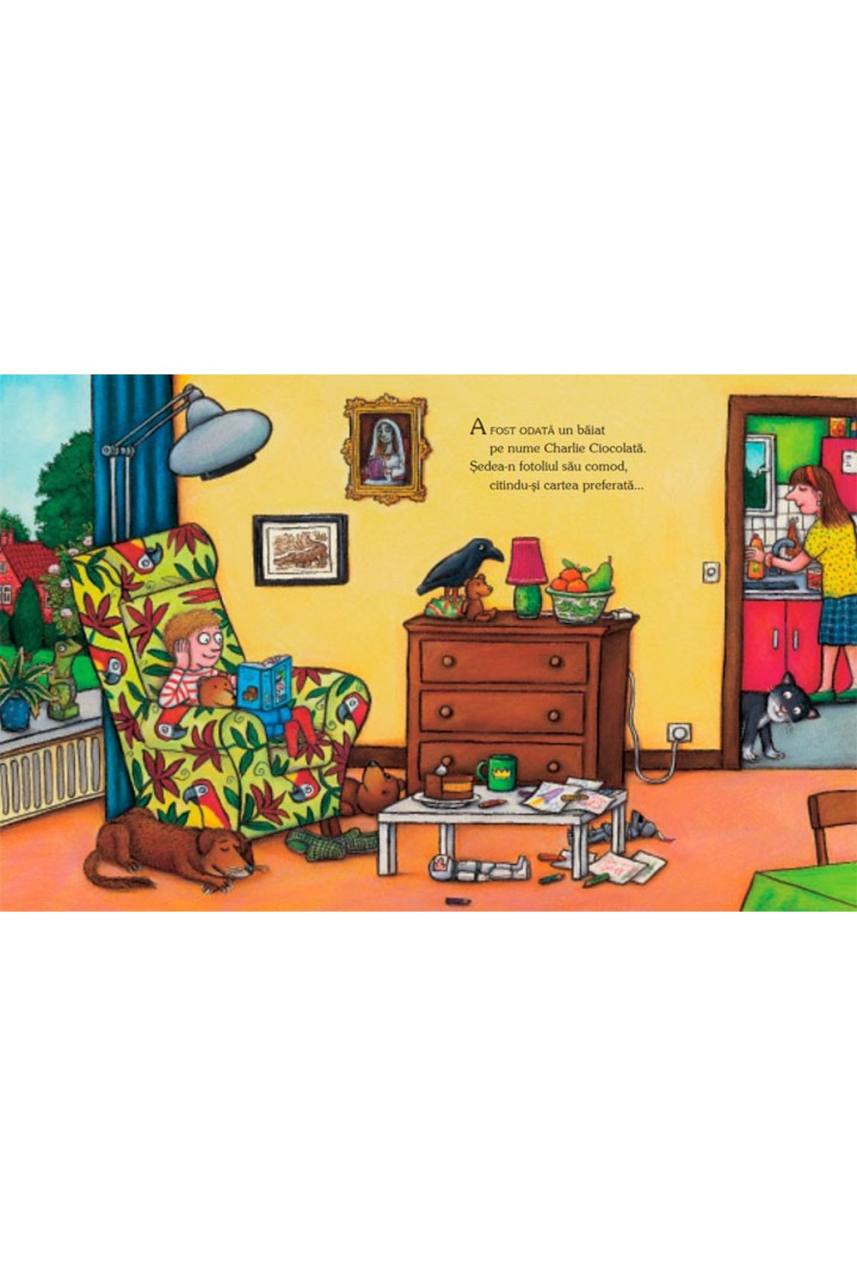 Editura Cartea Copiilor-Charlie Ciocolata si cartea lui preferata de Julia Donaldson ilustratii de Axel Scheffler 2