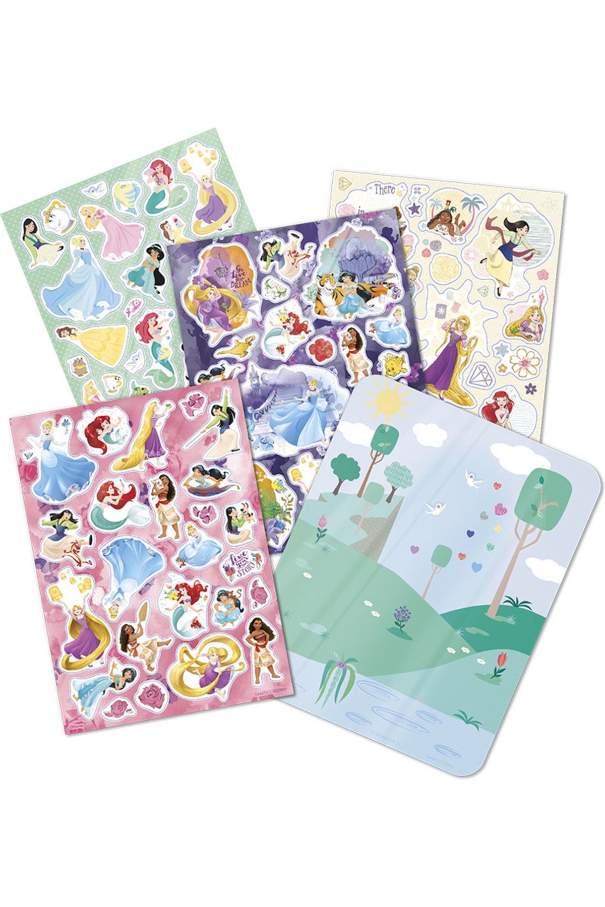 Totum-Abtibilduri repozitionabile cu printese Disney, Disney Princess 2