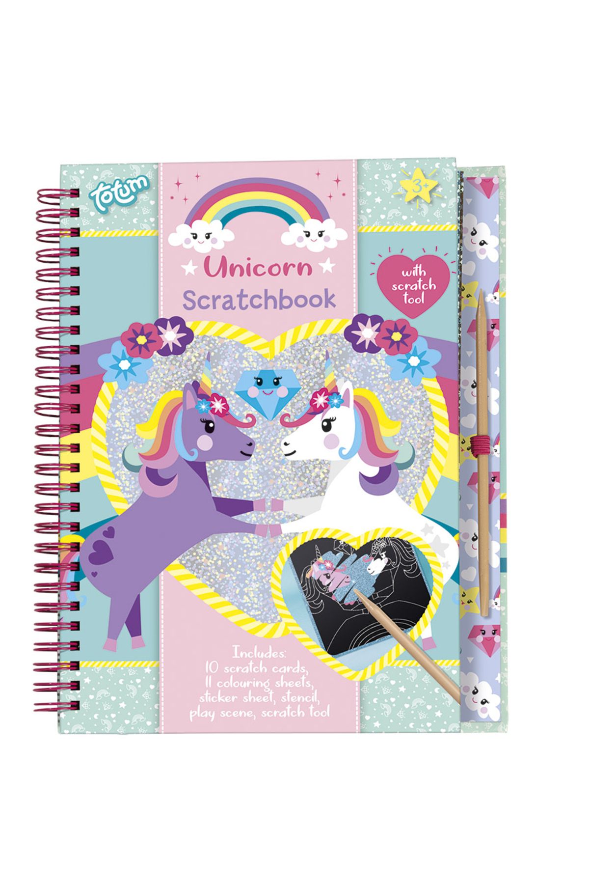 Totum Set Creativ De Razuit Si Colorat Cu Unicorni - Mărime unică