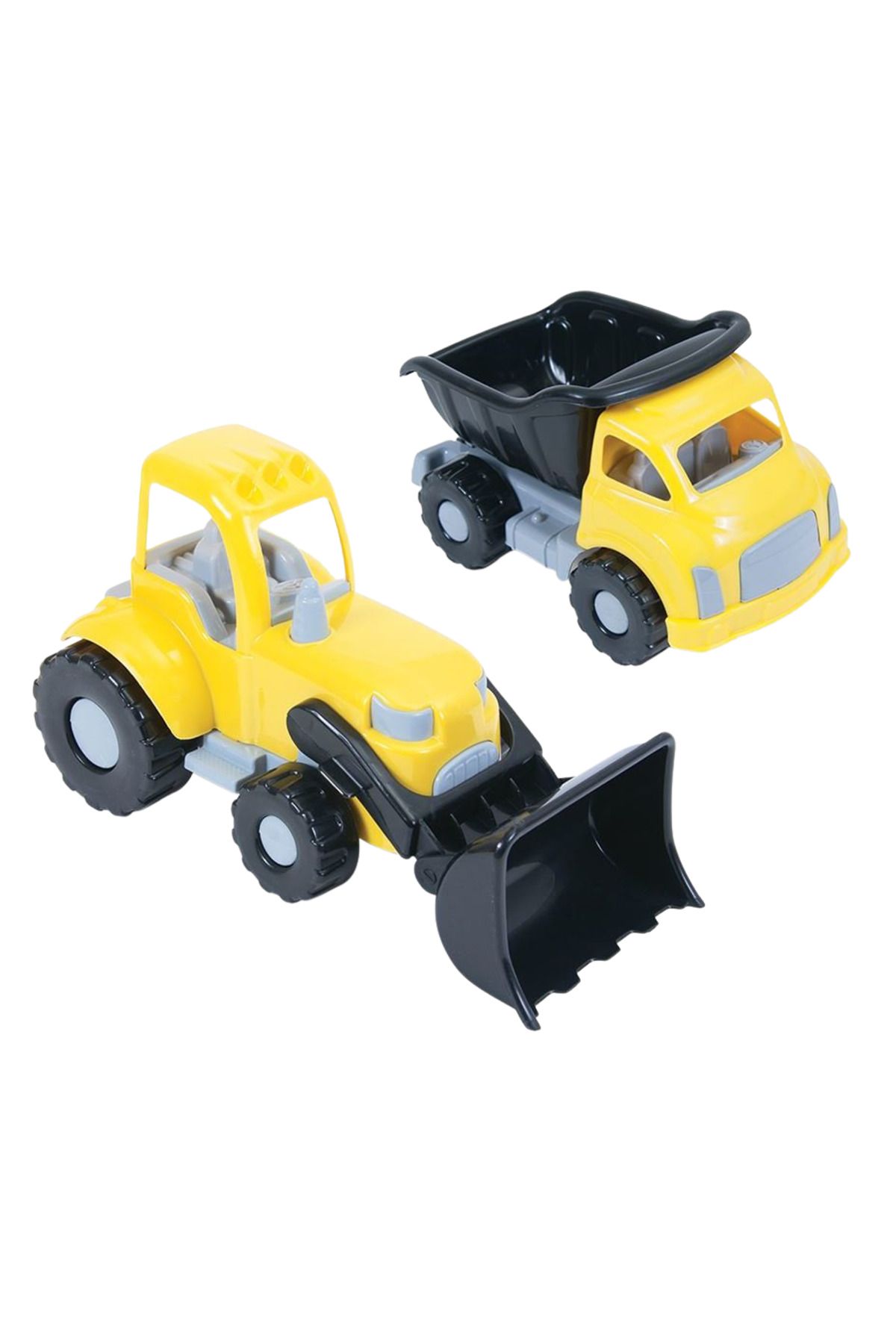 Dolu Camion Si Excavator - Jucarie Educativa De Inalta Calitate Pentru Copii - One Size