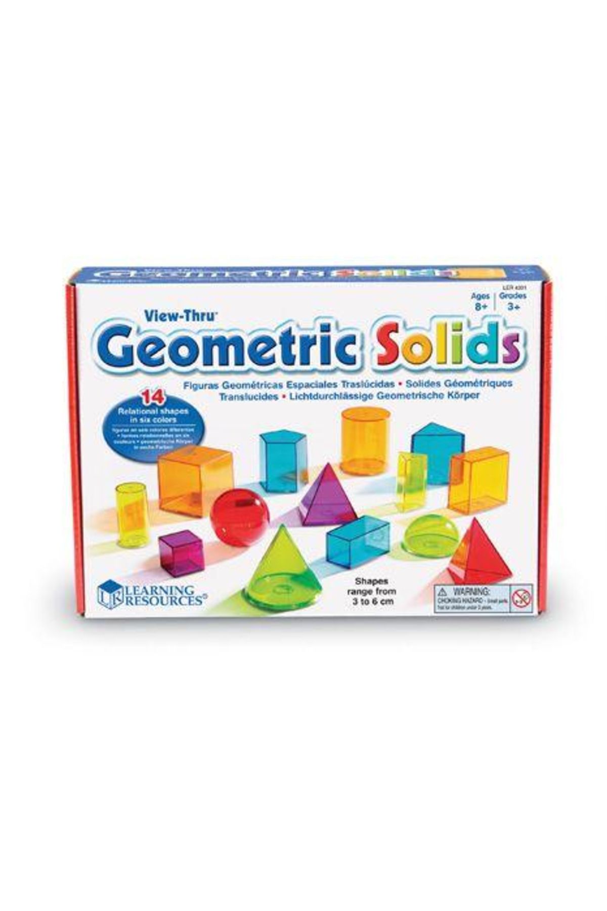 Learning Resources-Set figuri geometrice transparente 2
