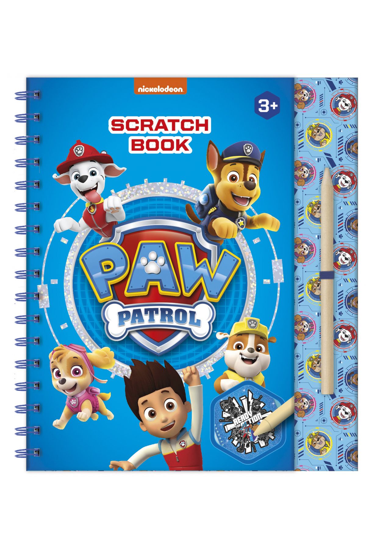 Totum-Set creativ de razuit si colorat Paw Patrol, Patrula Catelusilor 1