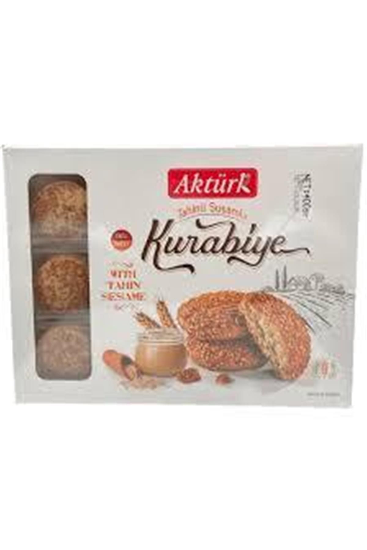 Aktürk AKTÜRK TAHİNLİ SUSAMLI KURABİYE 400 G