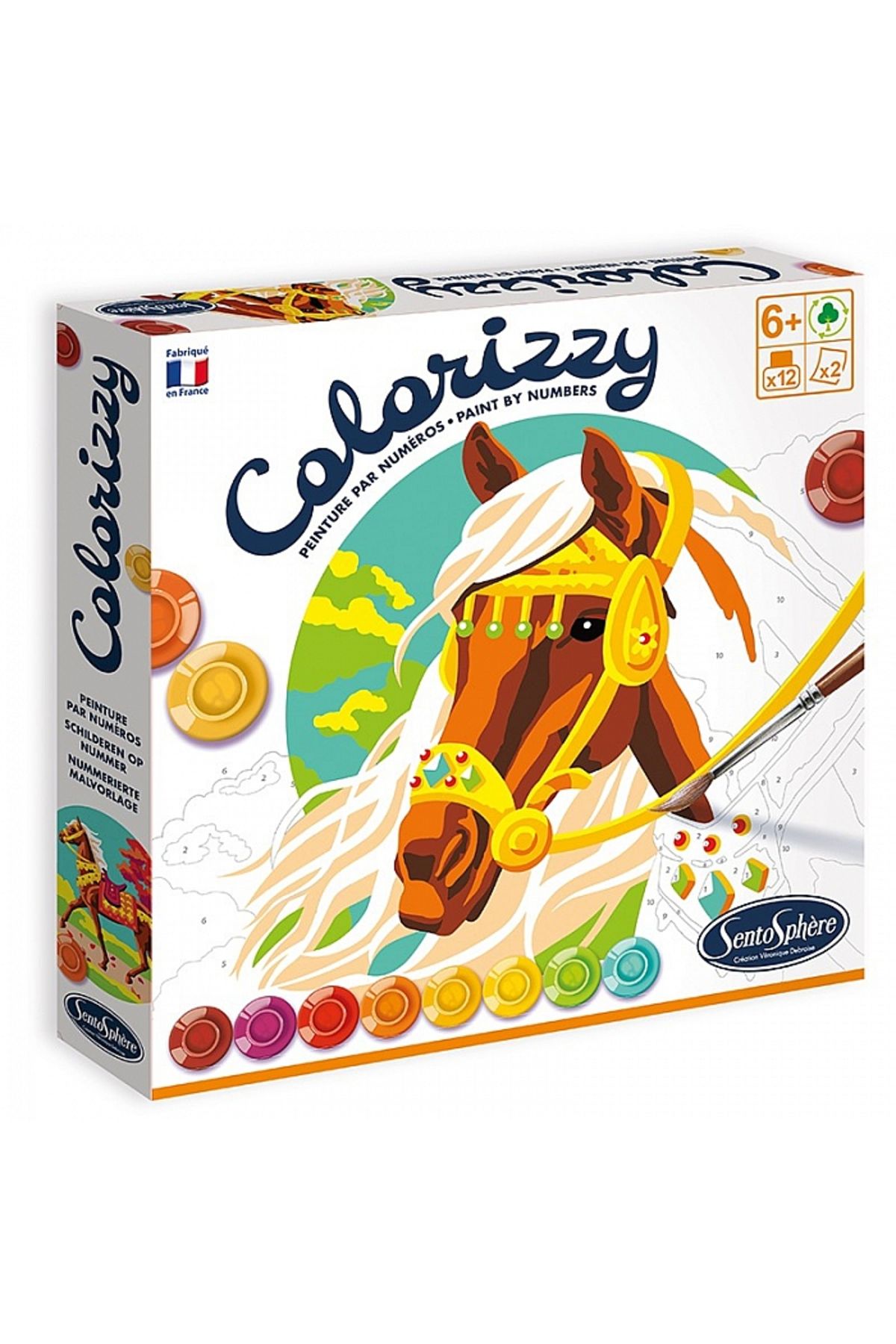 Sentosphere-Colorizzy - Pictura pe numere - Cai 2