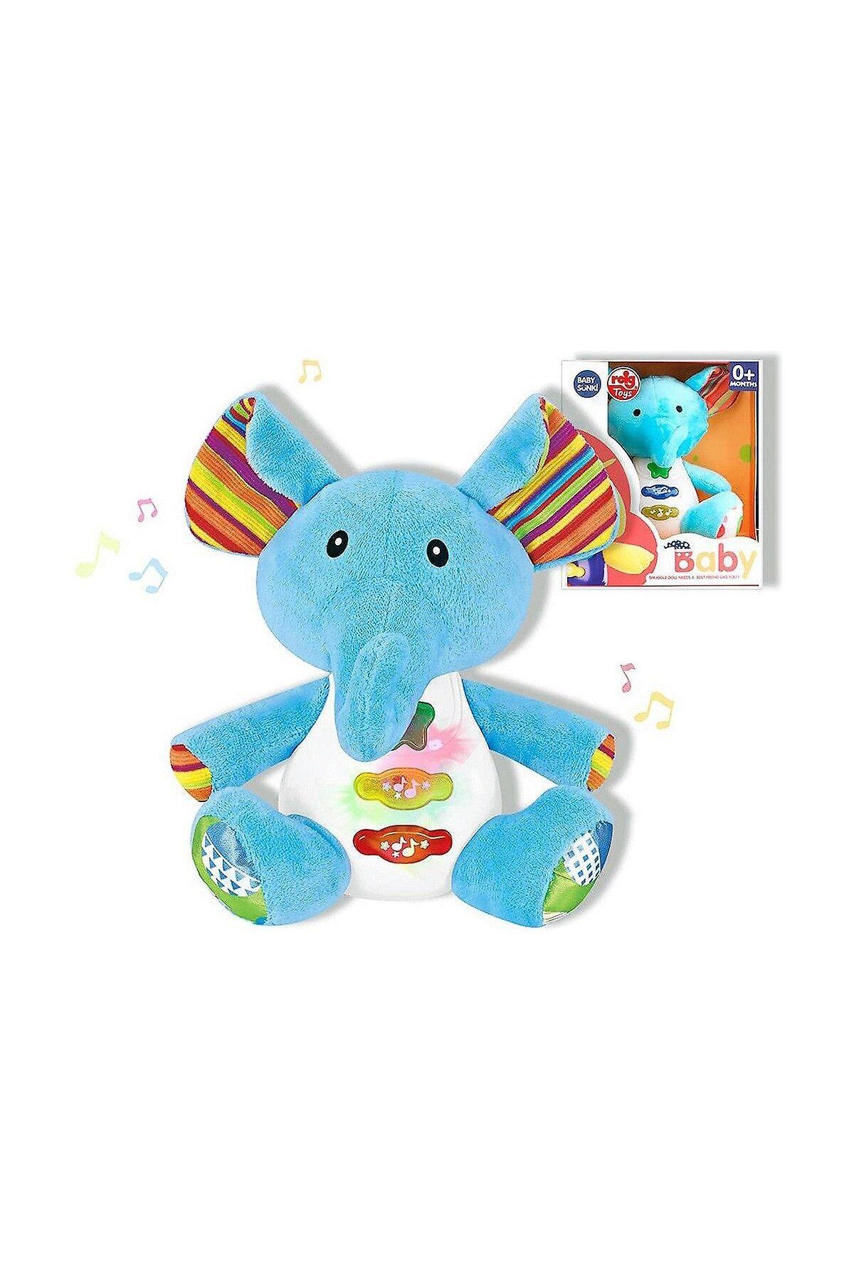 Reig Musicales-Jucarie interactiva bebe cu sunete si lumini 15 cm - Elefant 1