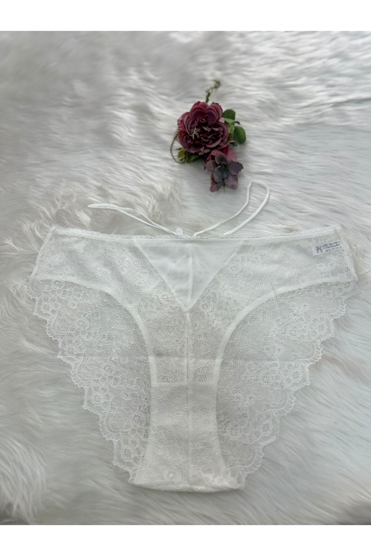 She Shine-Plus Size Rope Detailed Perfect Fit High Waist Panties-23064 5