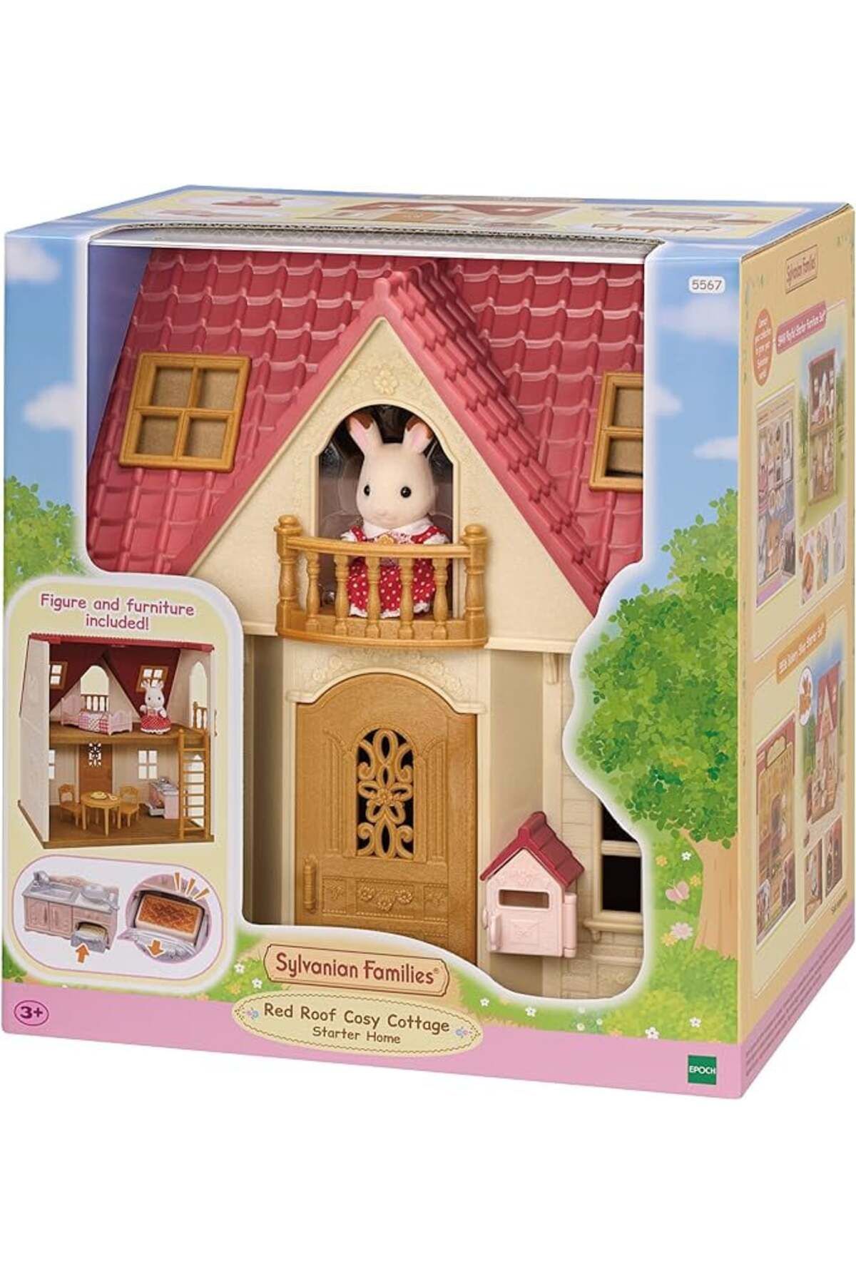 Epoch Sylvanian Families Casuta Red Roof Cosy Cottage Trendyol