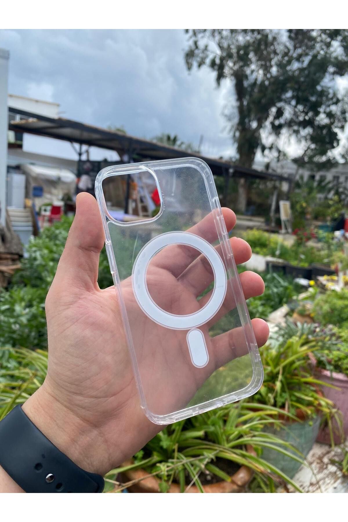 Kilif365 iPhone 14 Magsafe Şeffaf Kılıf