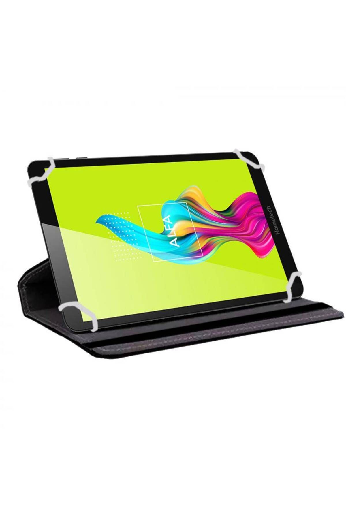 PiyasaSepeti-Nextbook Ares 11 - Universal Tablet Case with Turquoise Swivel 3