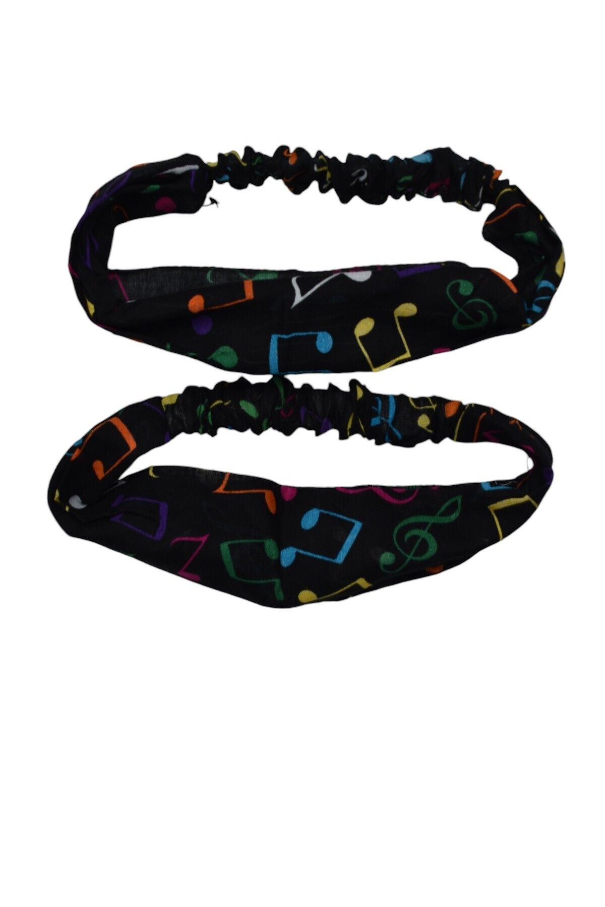 YELPAZE DÜNYASI-Elastic Bandana Set of 2 with Colorful Music Notes 1