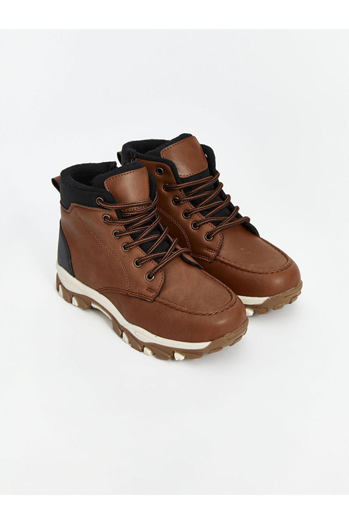 LC Waikiki-Lcw Boy's Leather Look Boots 1