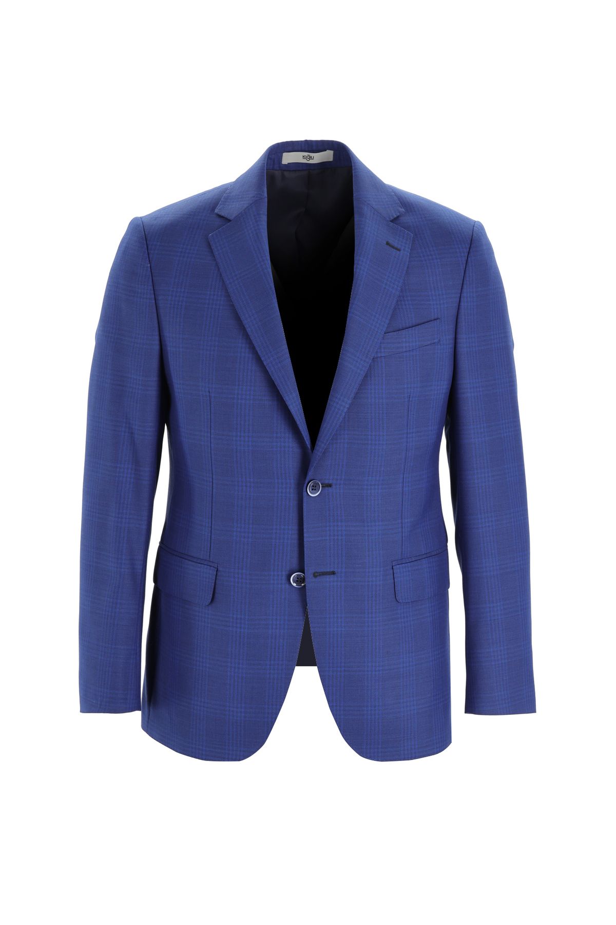 Kiğılı-Plaid Patterned Slim Fit Woolen Suit 2