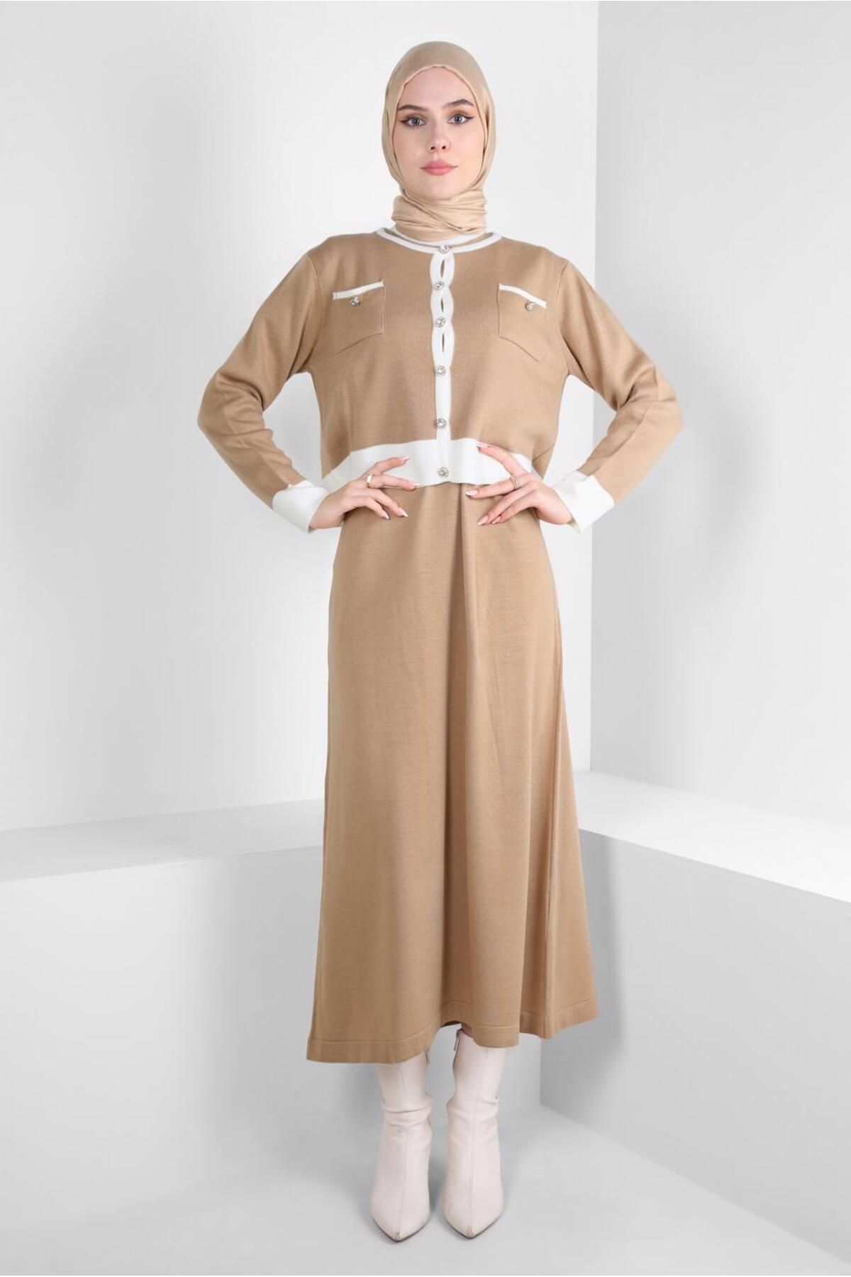 کت و شلوار مجلسی با ژاکت 44092 Alvina