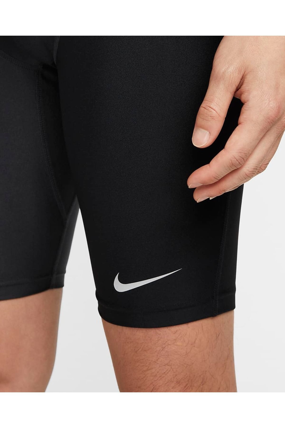 Nike-Dri-Fit Fast Half-Tight Black Men's Tights 3
