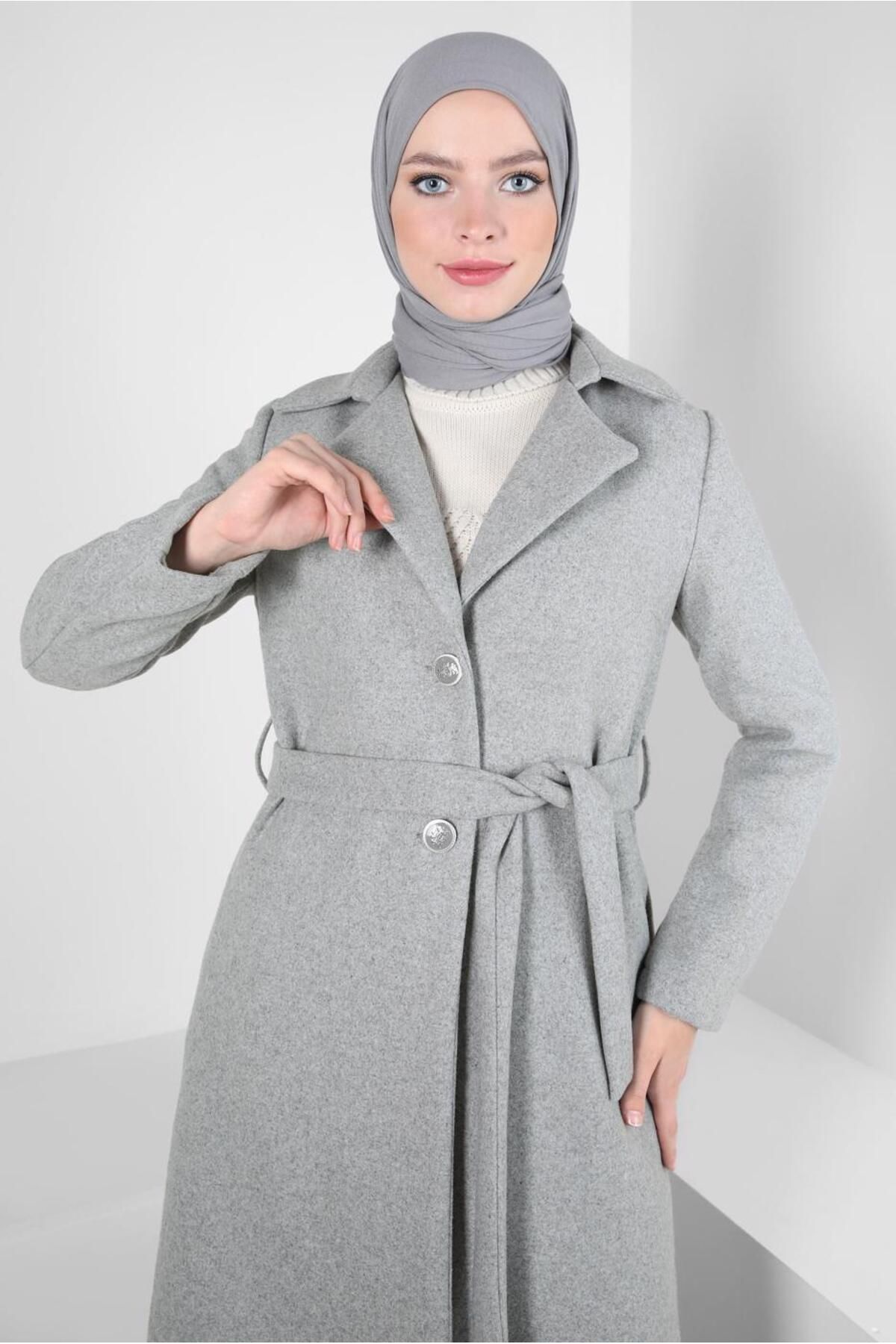 ژاکت کمربندی 44277 Alvina