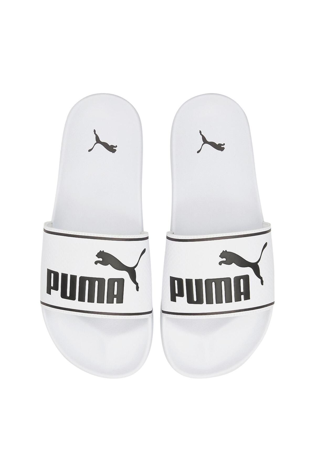 Puma-Leadcat 2.0 Unisex biele papuče - 384139 -02 3