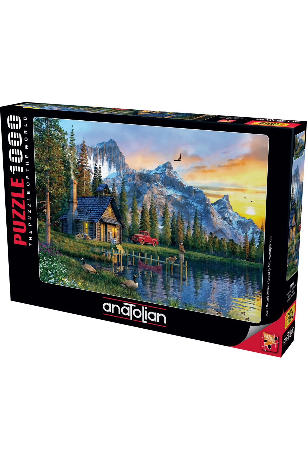 Anatolian Puzzle 1000 Parça Dağevinde Günbatımı-sunset Cabin 1024