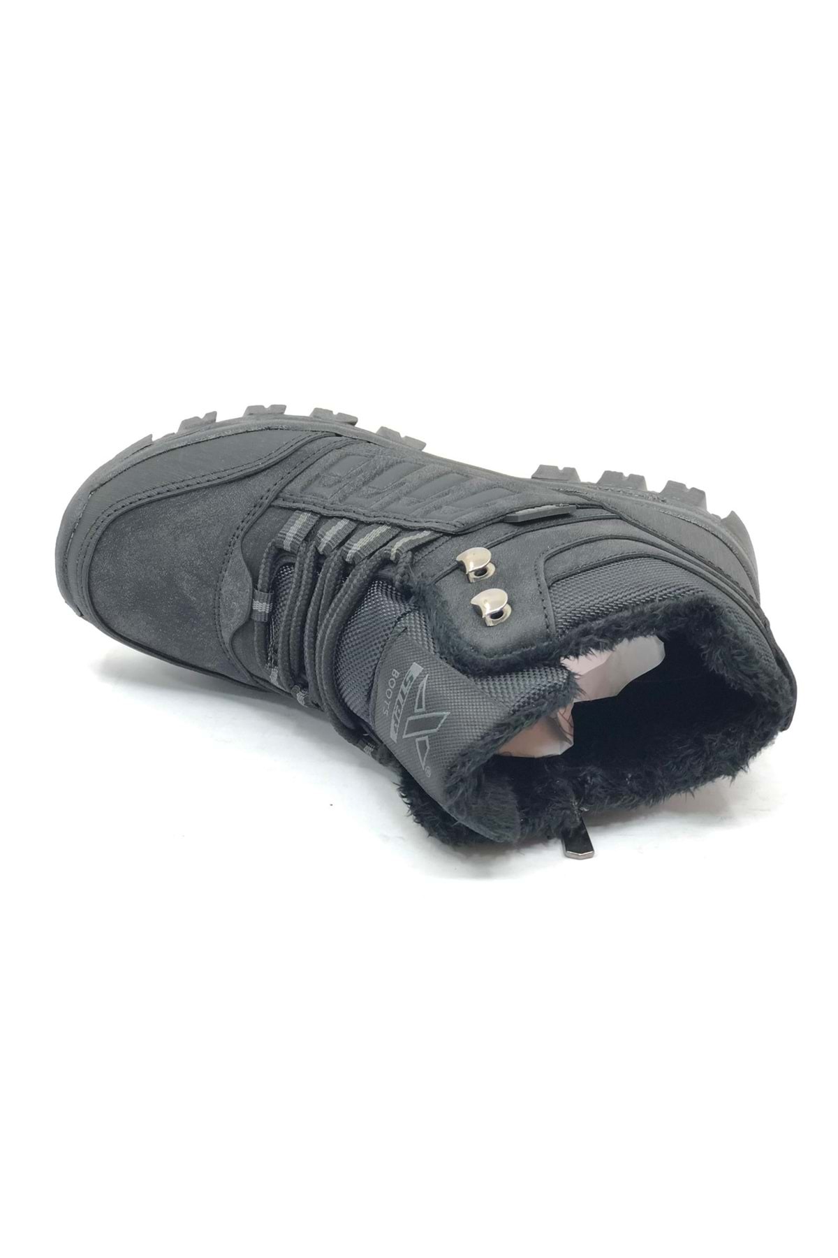 Kocamanlar Ayakkabı Xstep X6 Trekking Outdoor Ortopedik Erkek Bot SİYAH görsel 4