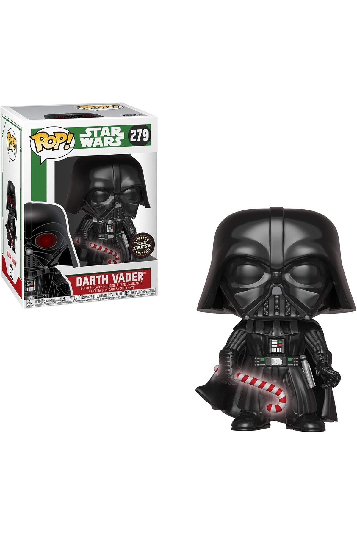 Funko-33884 Star Wars: Holiday Darth Vader Pop Bobble, Multi 2