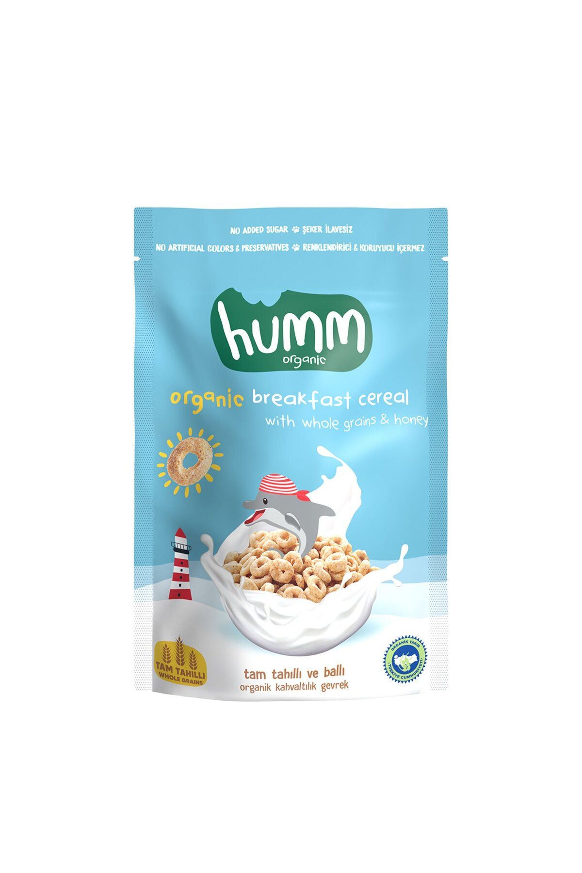 Humm Organic Tam Tahıllı Ballı Kahvaltılık Gevrek 80 Gr