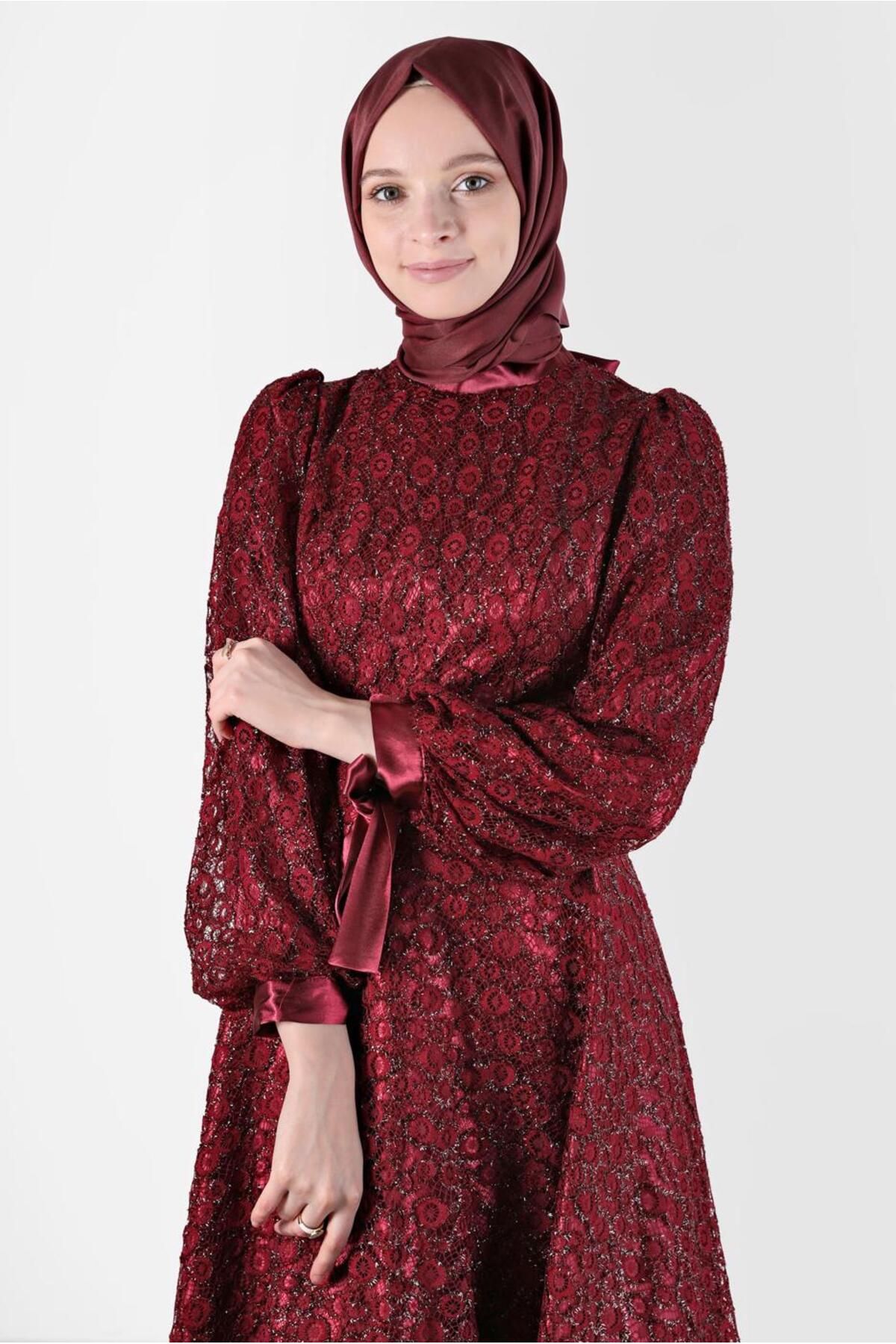 لباس توری پاپیونی مدل 50256 Alvina
