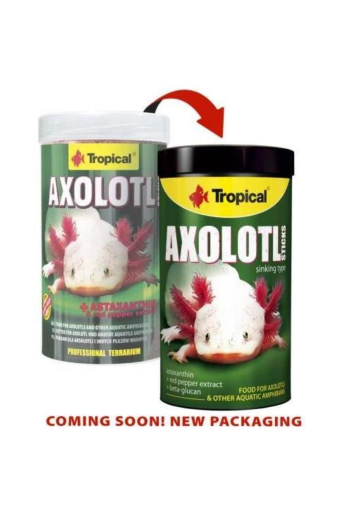 Tropical Axolotl Sticks Iki Yaşamlı Canlılar Için Çubuk Yem 250 ml 135 gr