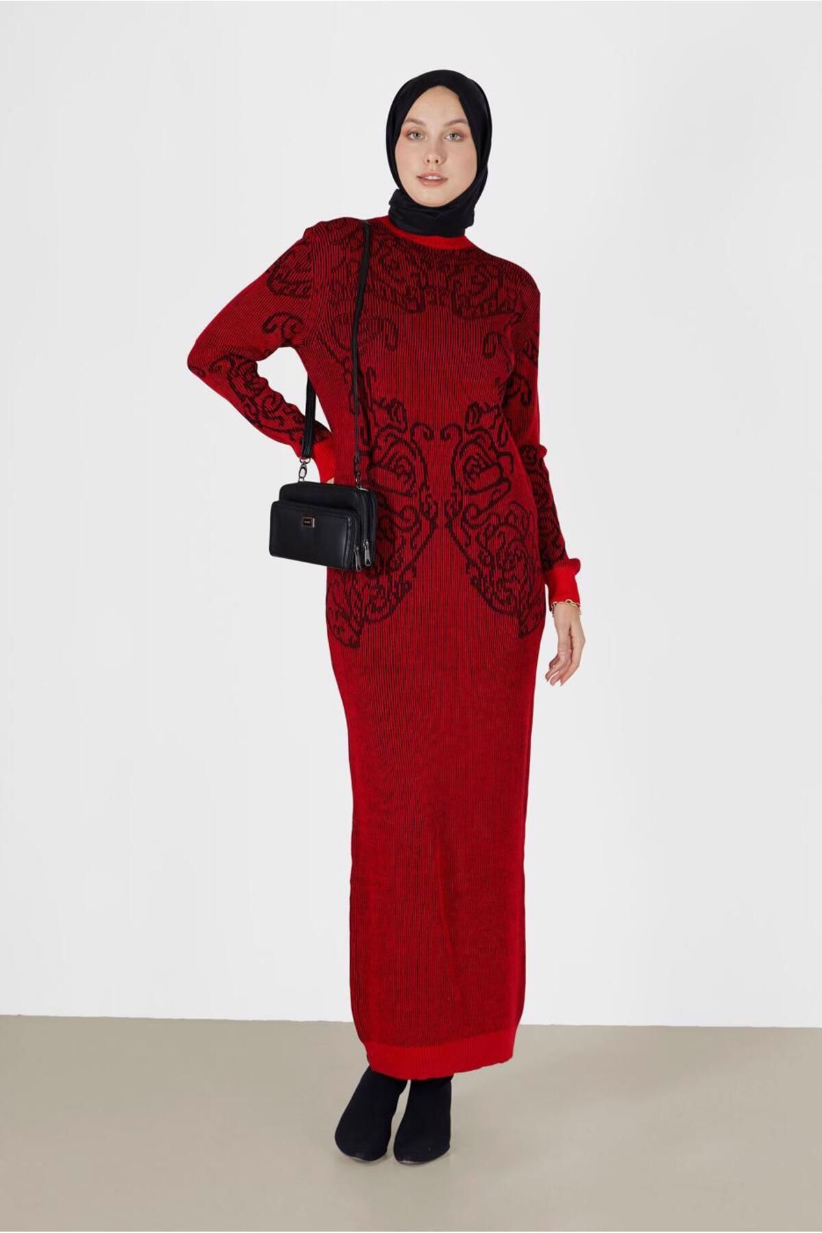 Alvina Rochie Tricotă Cu Imprimare 42470 Femeie - Single Dimension