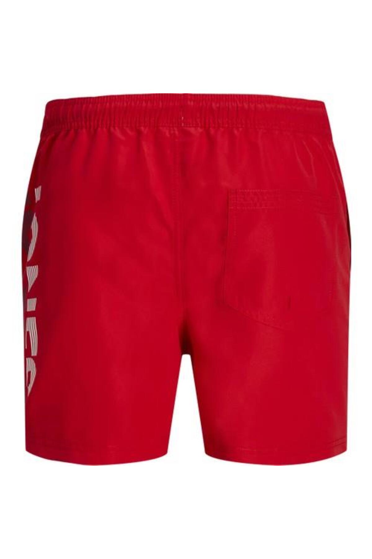 JPSTFIJI JJSWIM SPLICELOGO LY SNشورت مایو مردانه طرح دار فاق نرمال | جک اند جونز Jack & Jones TYC6855E206D295E10 - تصویر 2