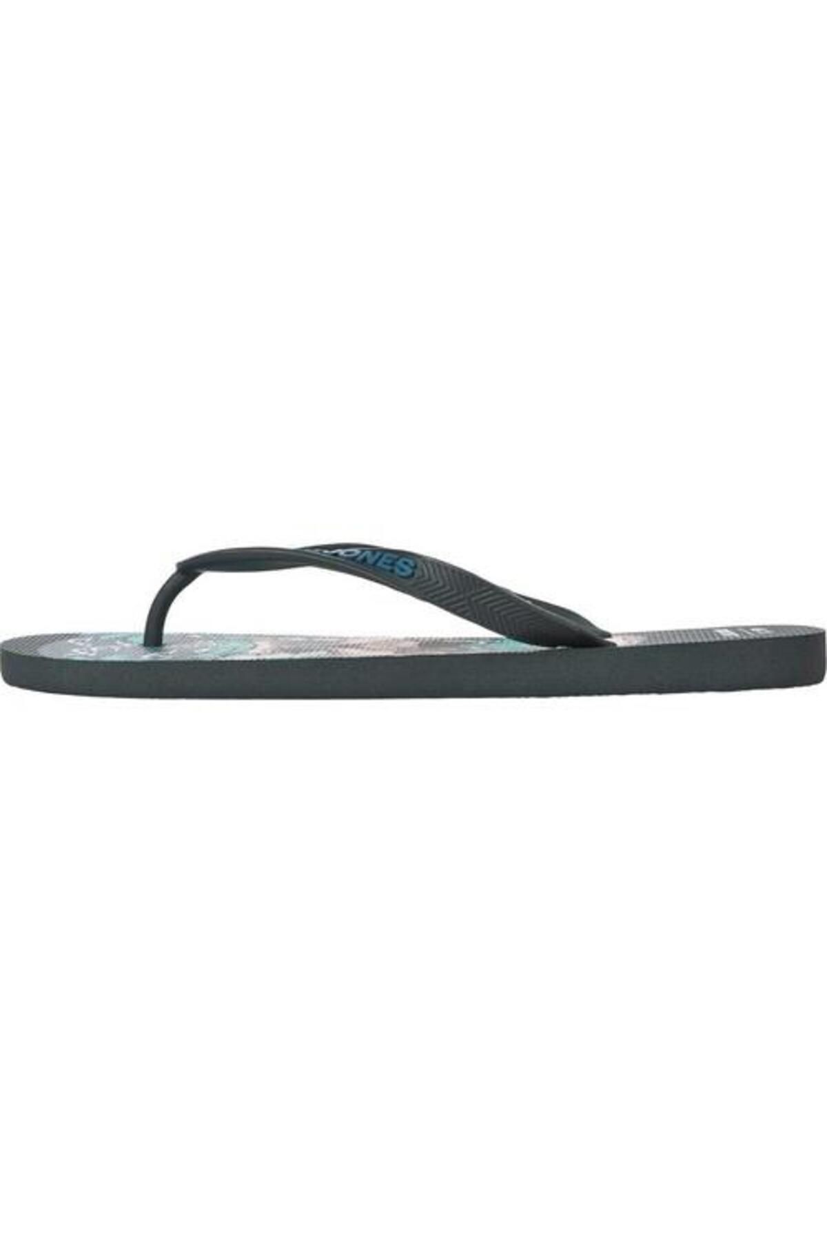 دمپایی سیاه مردانه Jack Jones جک و جونز رنگ جمجمه فلپ فلاپ Jack & Jones