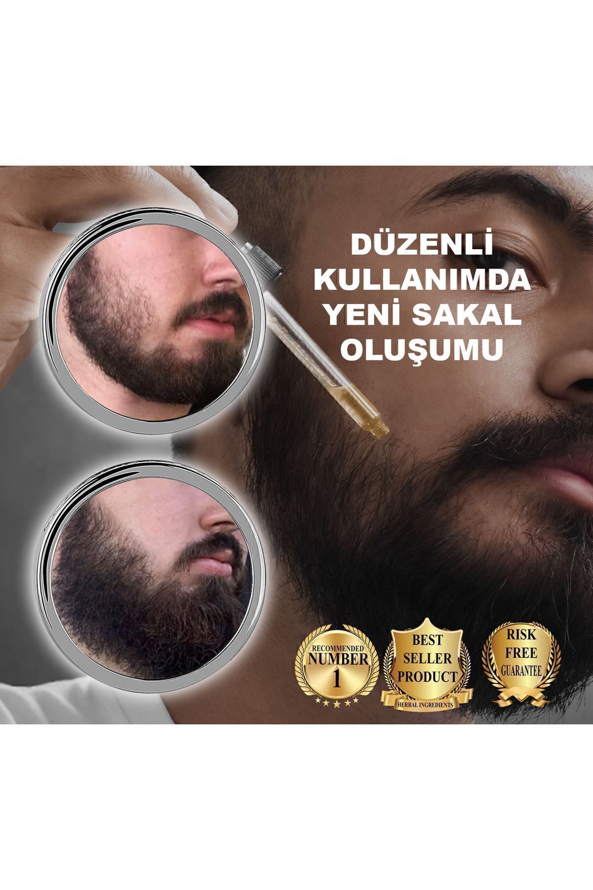 dr gold Sakal Dolgunlaştırıcı Ve Canlandırıcı Bakım Serumu& Sakal Serumu&beard Oil&bıyık Serumu-4