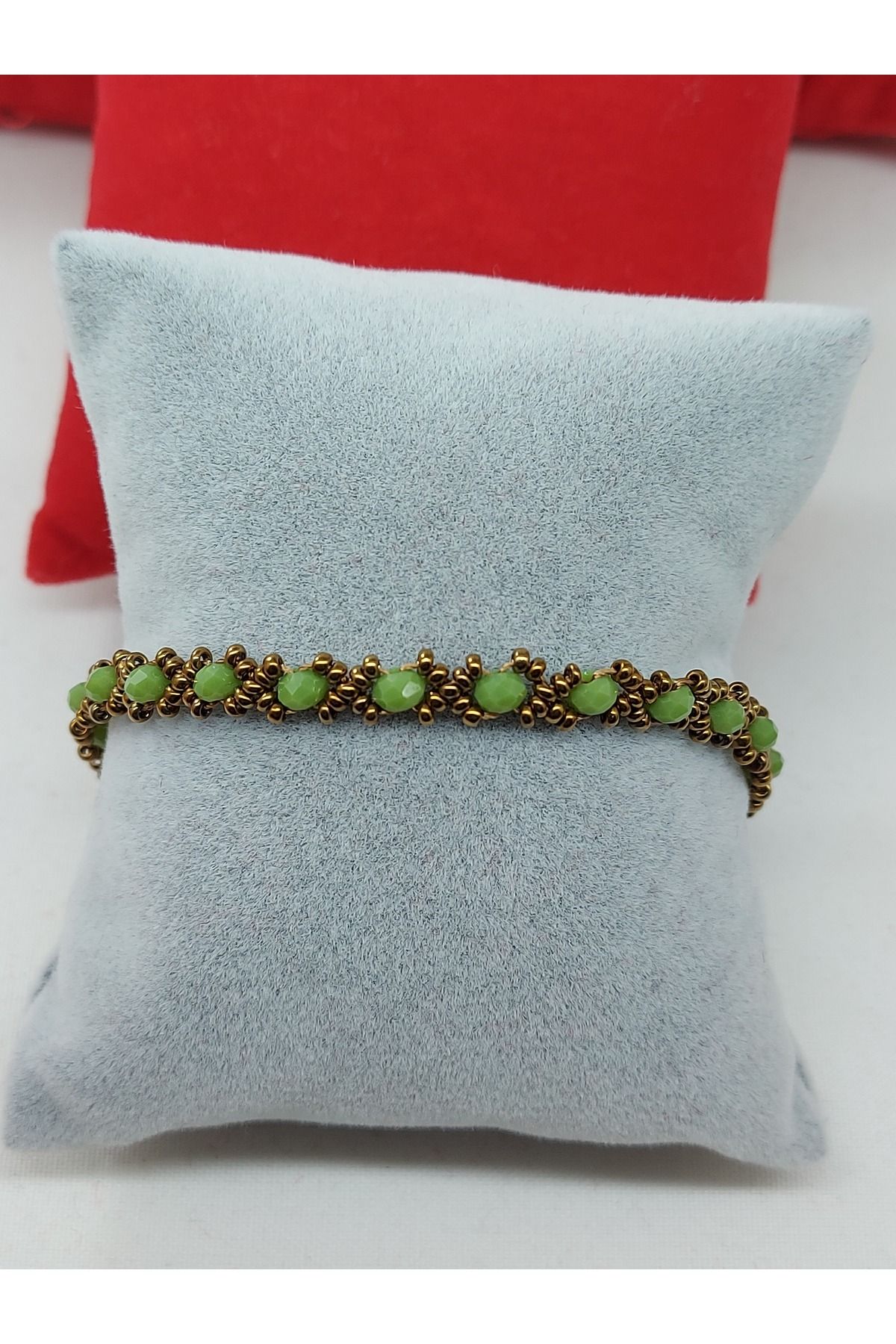 Nej-Bracelet - Green - Bead 1