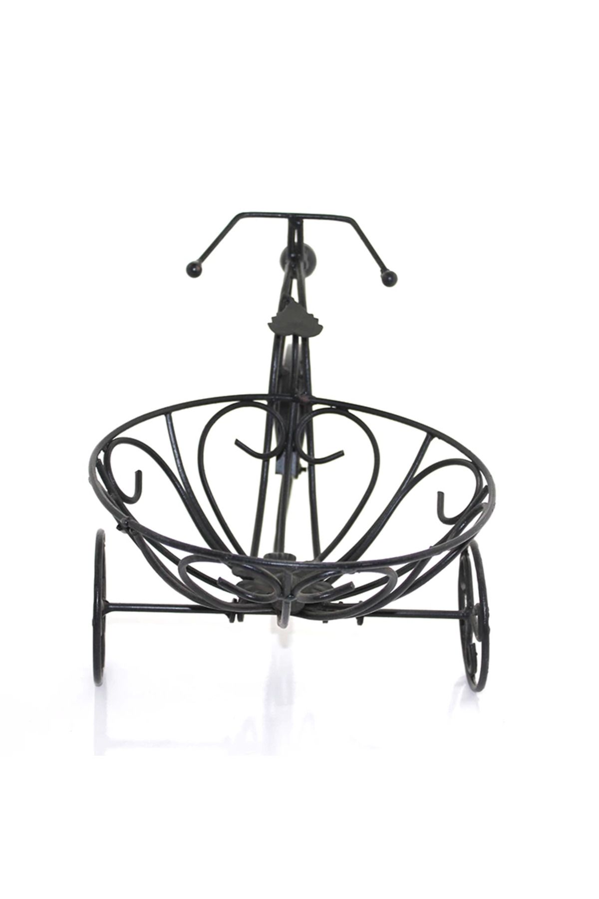 tgmz-Wrought Iron Decorative Bicycle Flower Pot St00077 3