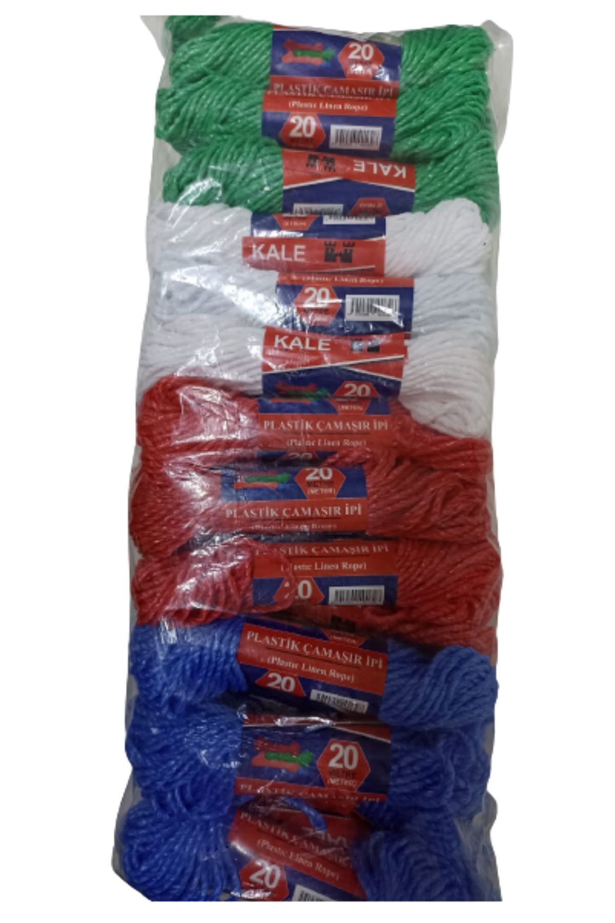 Amazex Store-Kale Plastic Clothesline 20 Meters 24 Pieces (4767) 2