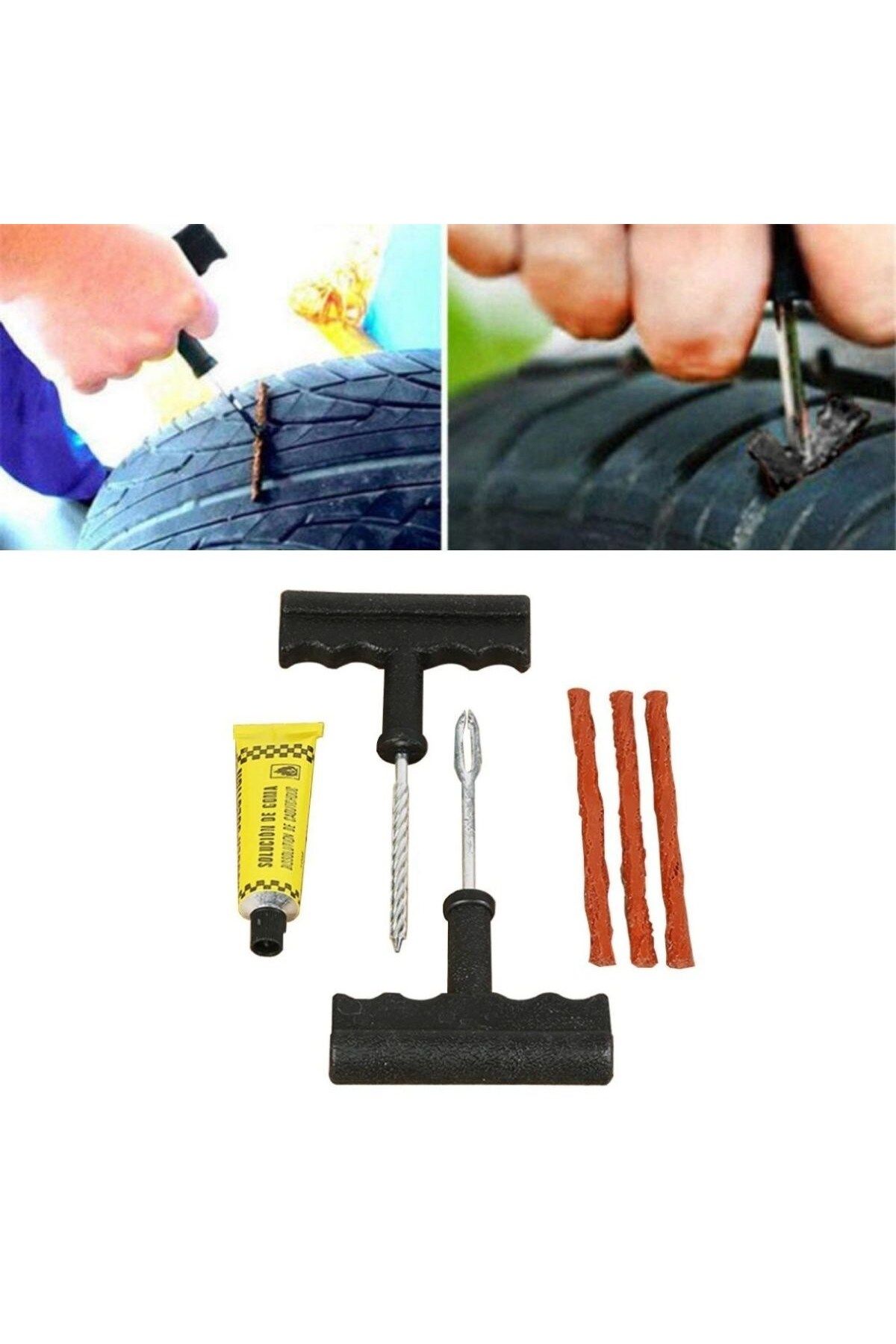 mrpurple 6 Parça Araba Motosiklet Otomobil Bisiklet Lastik Tamir Kiti Araç Bakım Seti (476 - PRP8962-9325