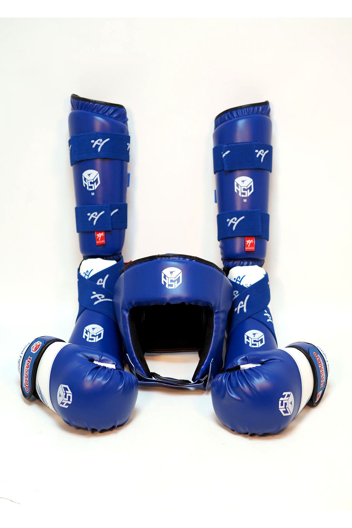 HAŞADO-Hashado Kickboxing Set - Kickboxing Helmet, Foot Boots, Kaval Protector and Point Gloves - Giftoom 2