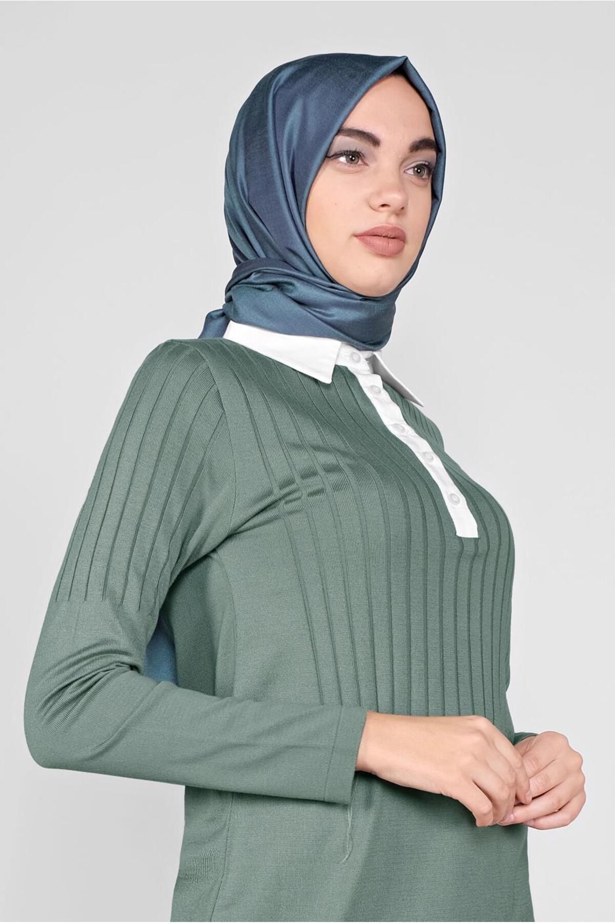 تونیک بافتنی یقه پیراهن 41016 Alvina