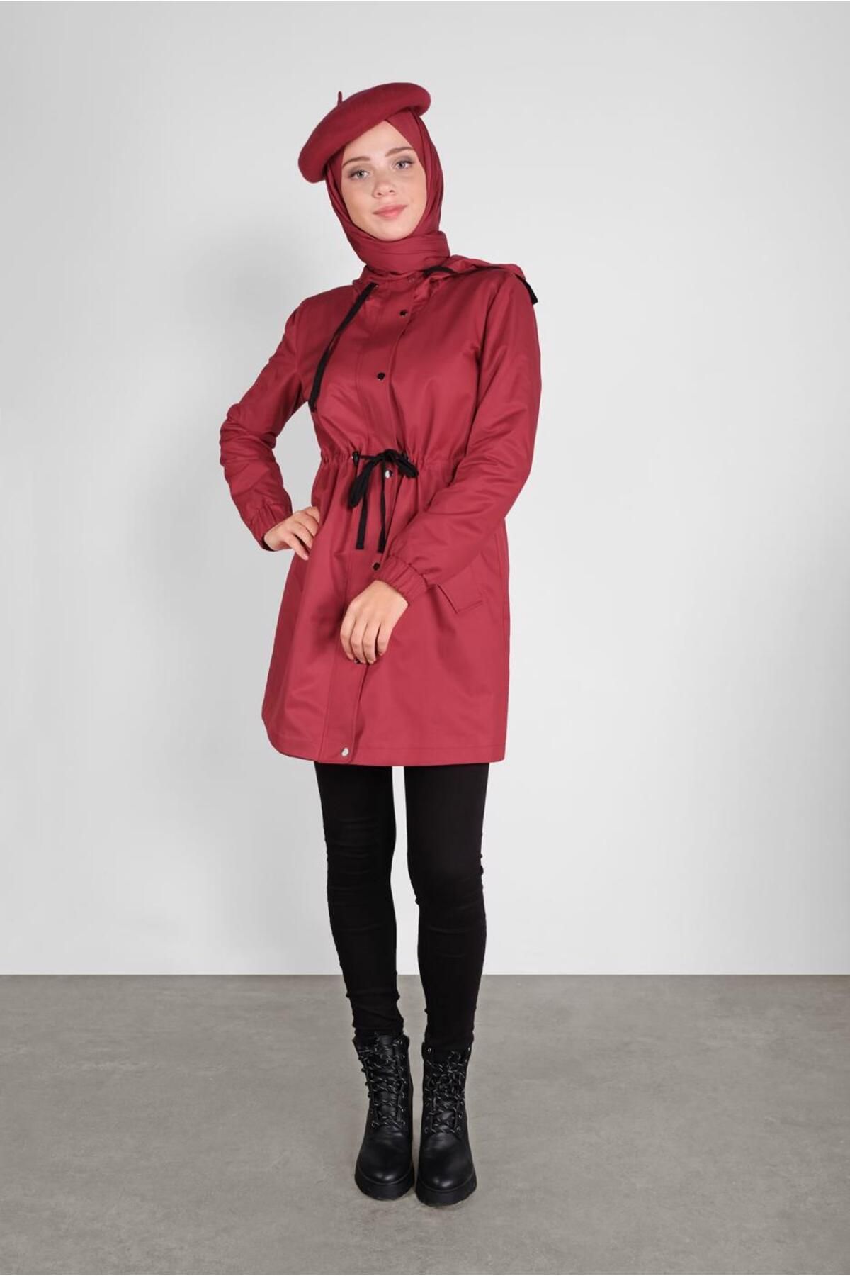 HOODED ZIPPERED PARKA 90127 Alvina